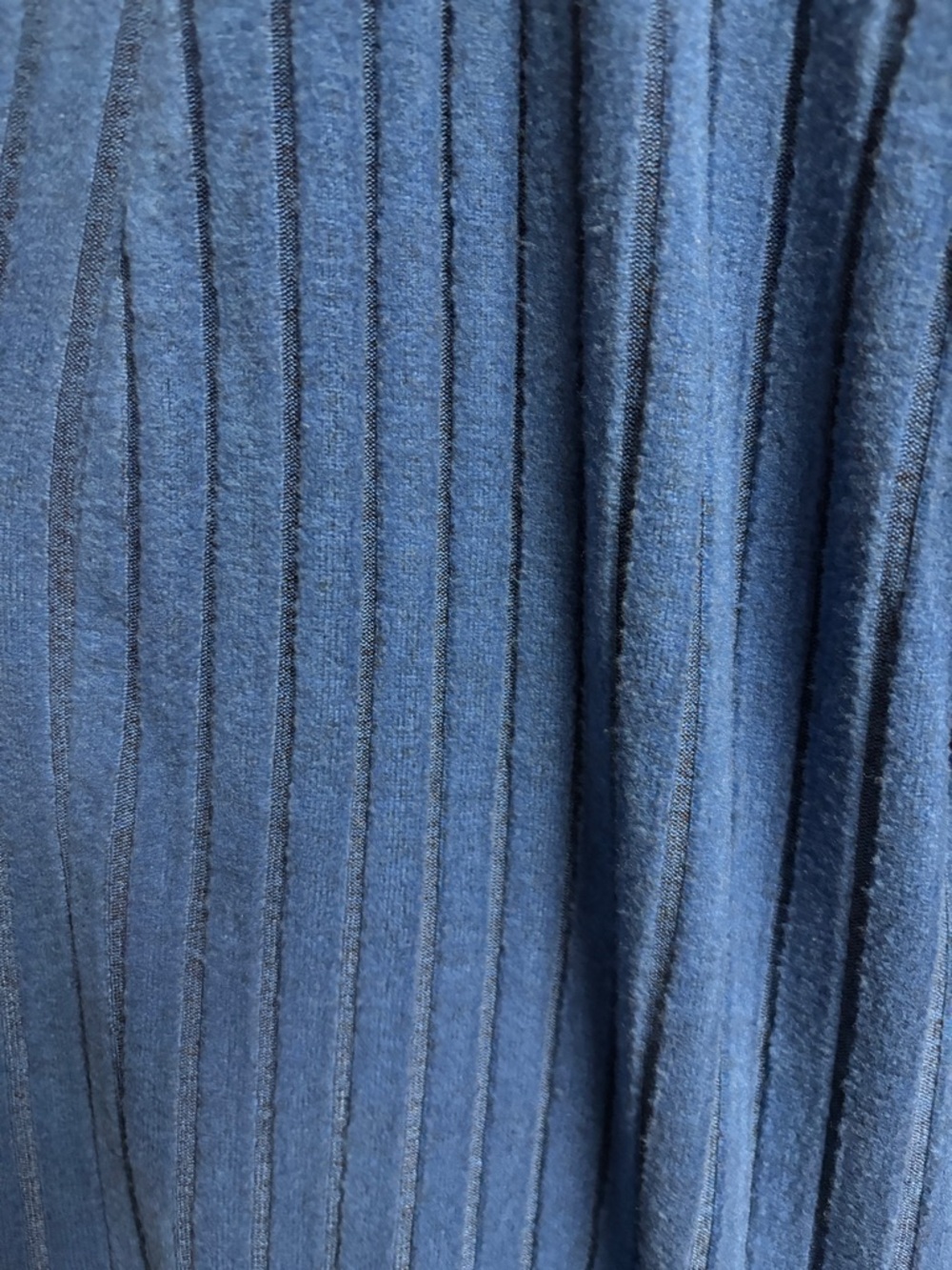 Basic One Open-Front Ribbed Cardigan - Royal Blue - Picture 3 of 4